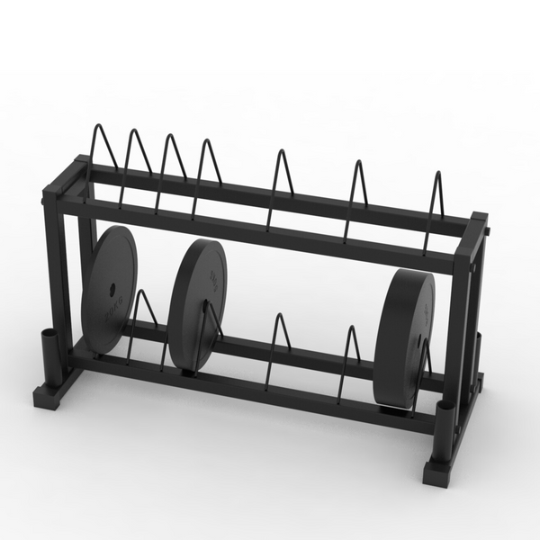 ARROW Dual Bumper Weight Plate Barbell Rack