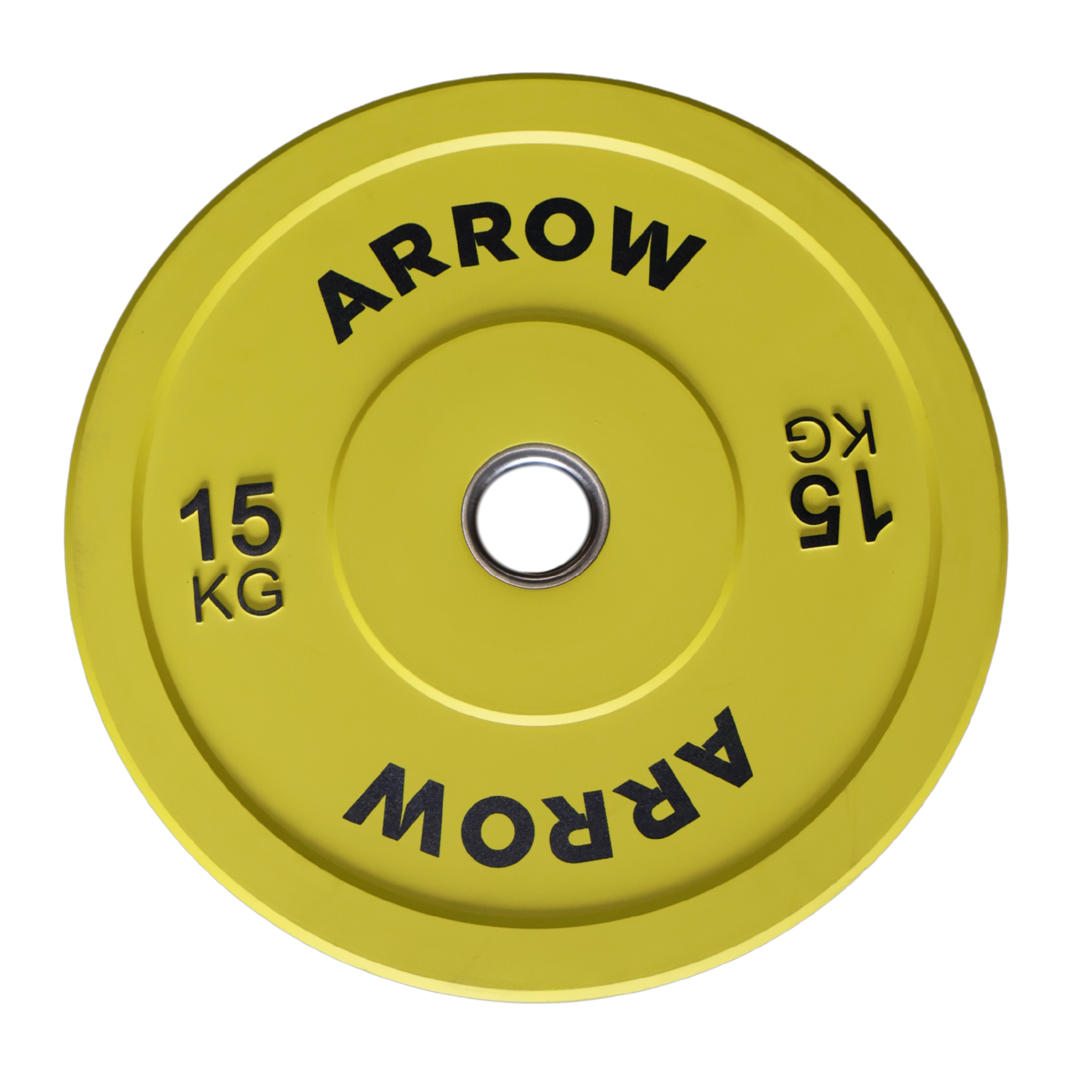 ARROW 15kg Coloured Bumper Weight Plate