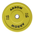 ARROW 15kg Coloured Bumper Weight Plate