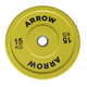 ARROW 15kg Coloured Bumper Weight Plate