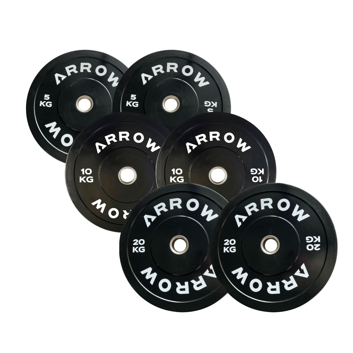 70KG ARROW Pro Bumper Weight Plate Package