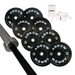 ARROW 100Kg Pro Bumper Weight Plate + 20kg Bar + Lock Jaw Package