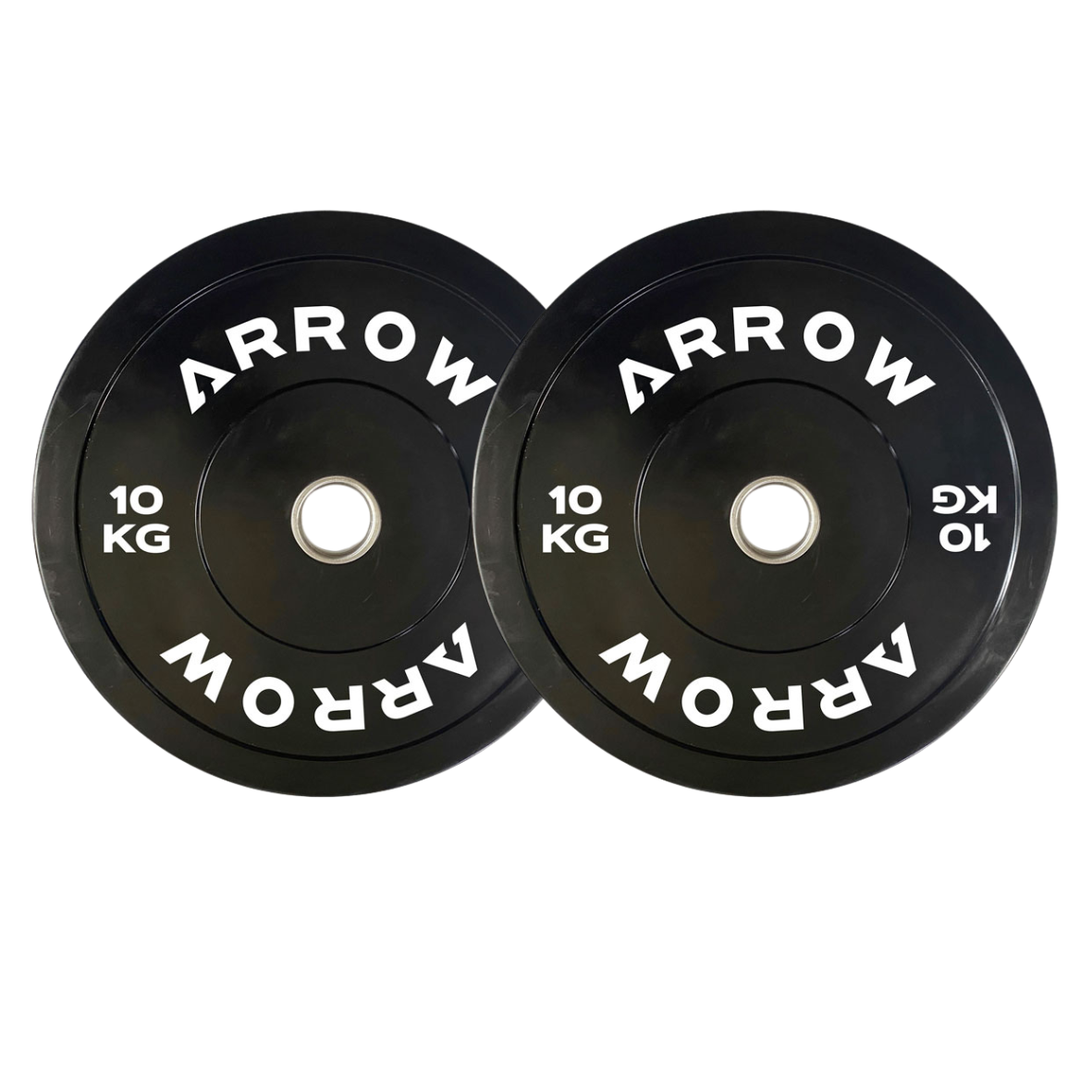 ARROW Pro 10kg Bumper Weight Plate Pair
