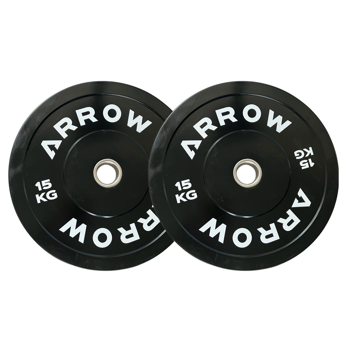 ARROW Pro 15kg Bumper Weight Plate Pair
