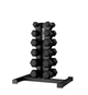 ARROW 6 Pair Hex Dumbbell Storage Rack