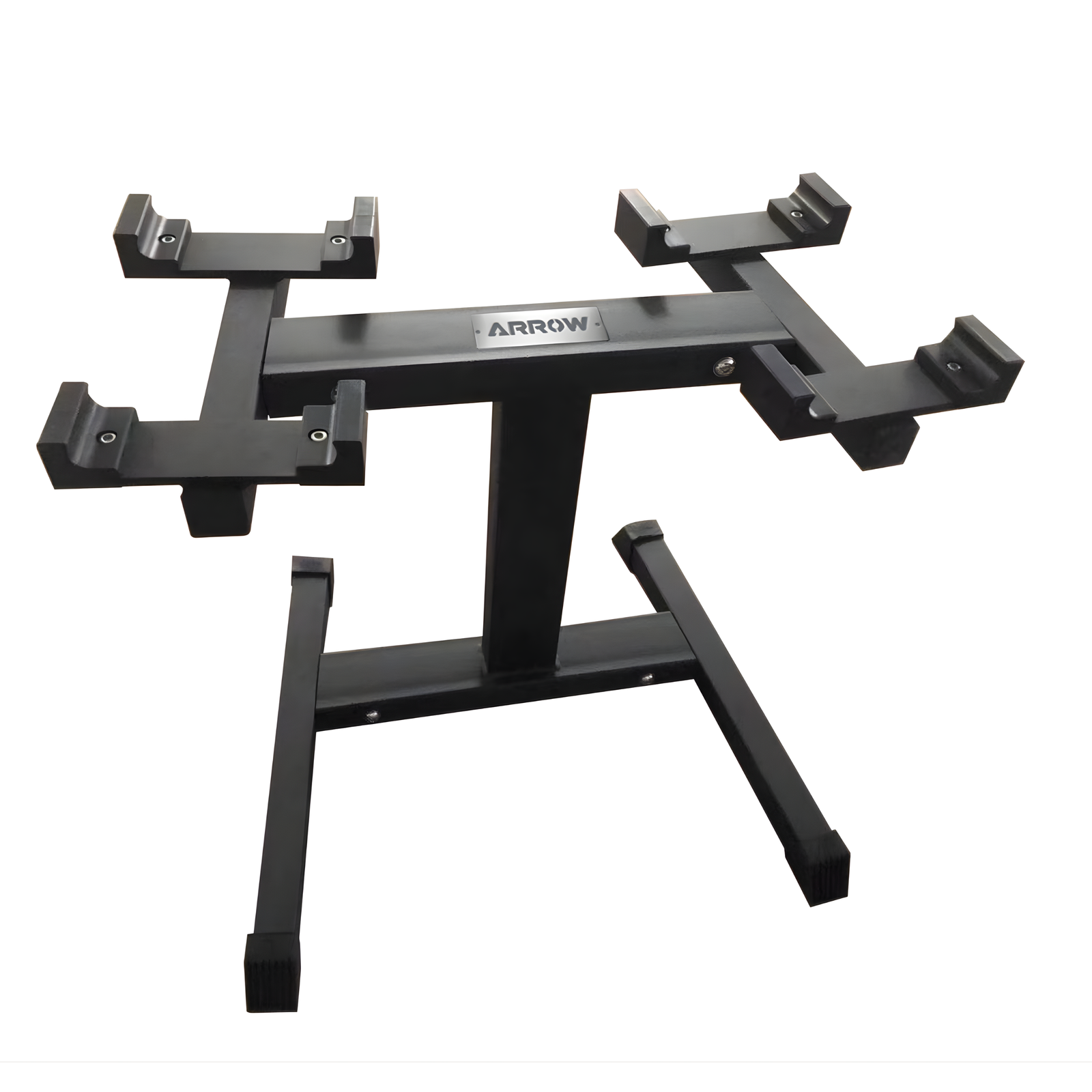 ARROW adjustable dumbbell stand with storage rack for organised home gym use