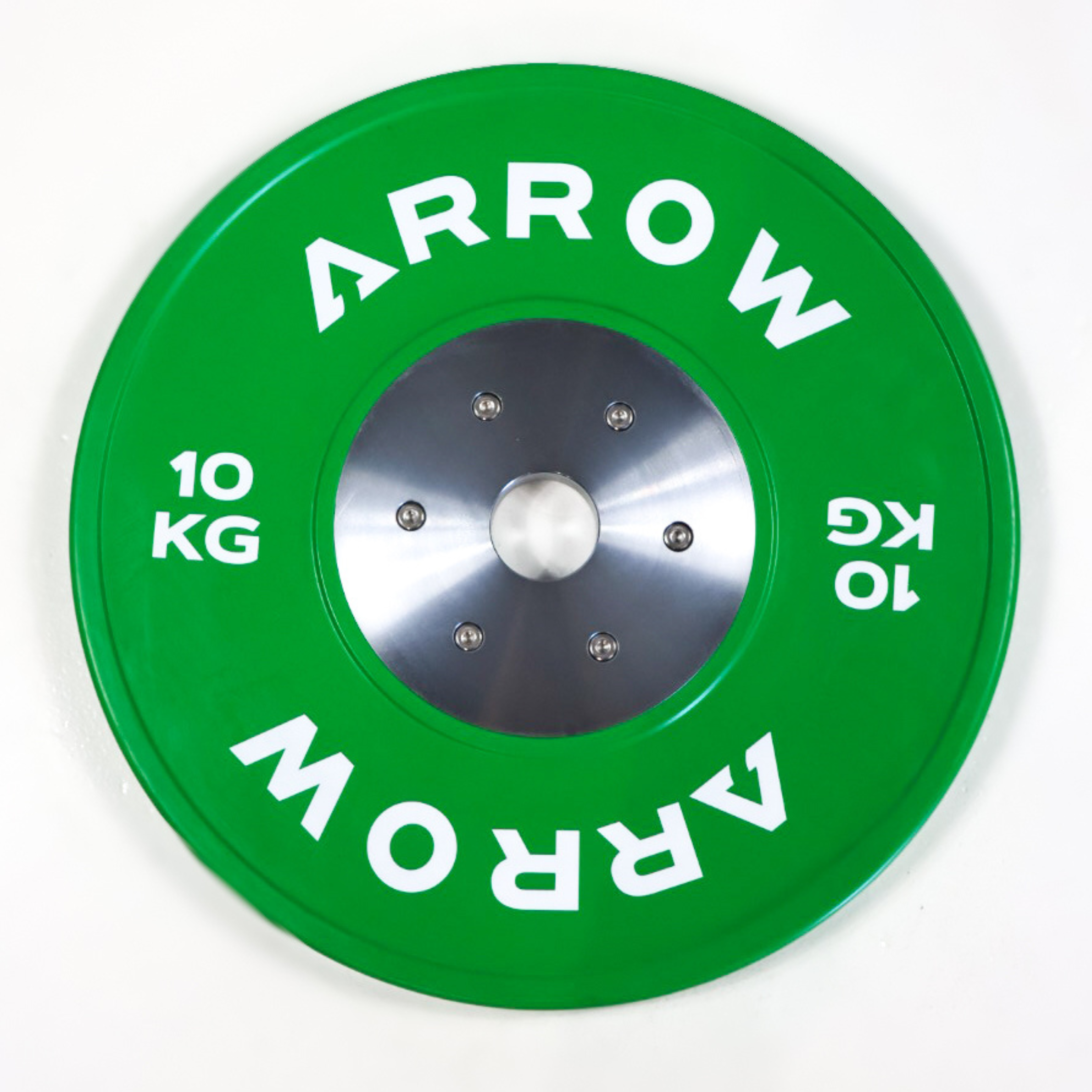 ARROW Competition Bumper Weight Plate 10kg Green