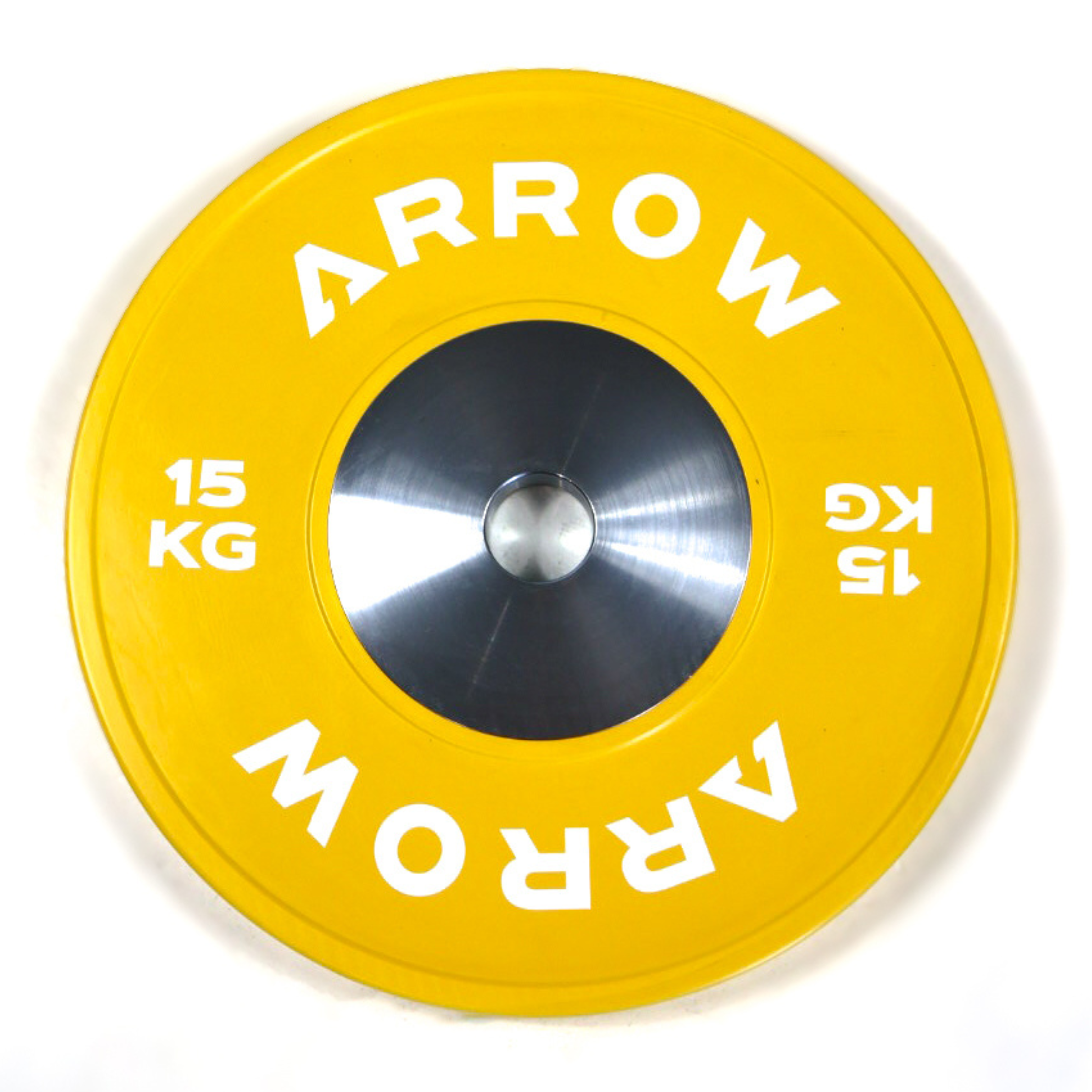 ARROW Competition Bumper Weight Plate 15kg Yellow