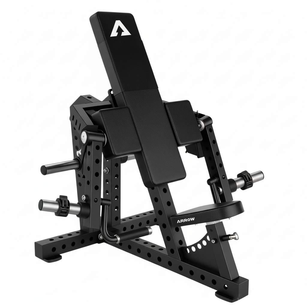 ARROW Garage Gym Plate Loaded Bicep Curl