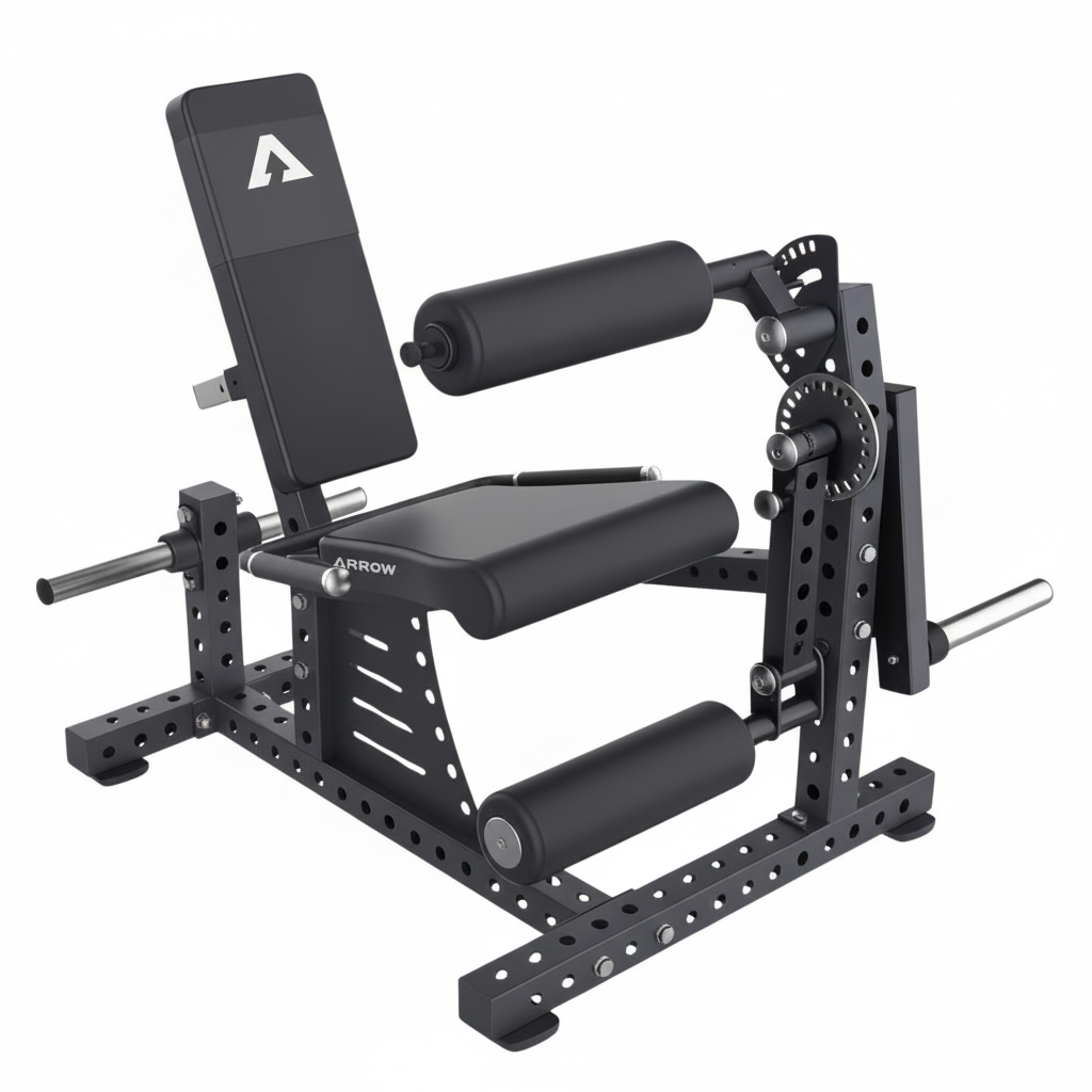 ARROW Garage Gym Plate Loaded Leg Curl Leg Extension