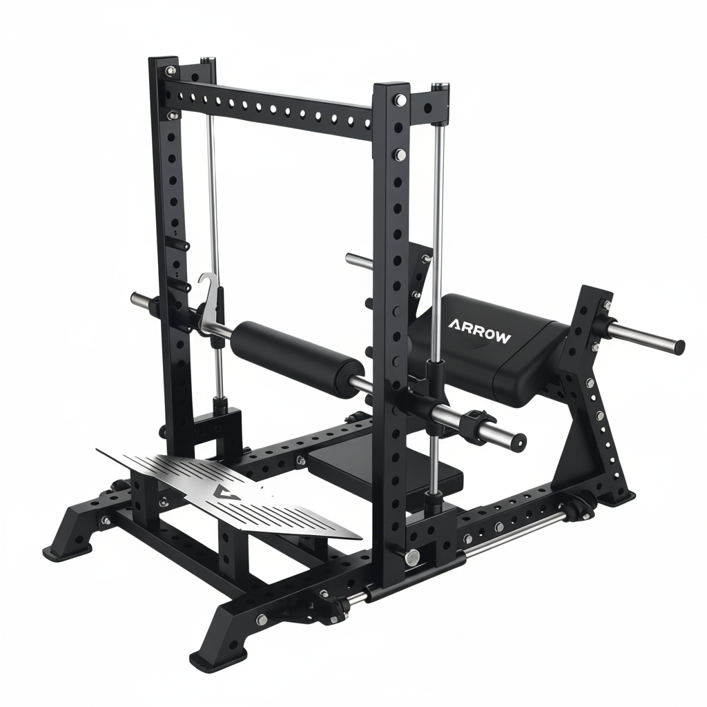 ARROW Garage Gym Plate Loaded 3D Hip Thrust Machine