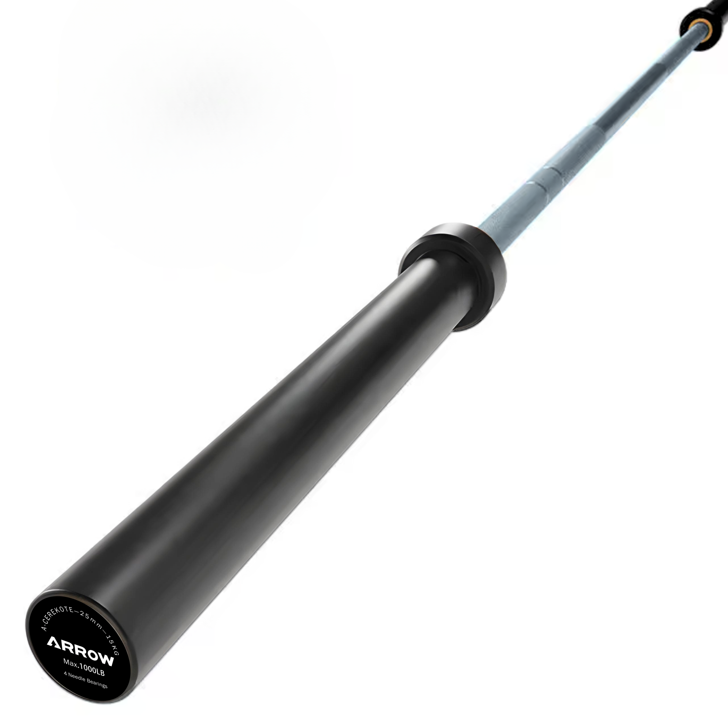 ARROW Grey Cerakote Olympic Barbell 15kg (1000lbs Bearings)