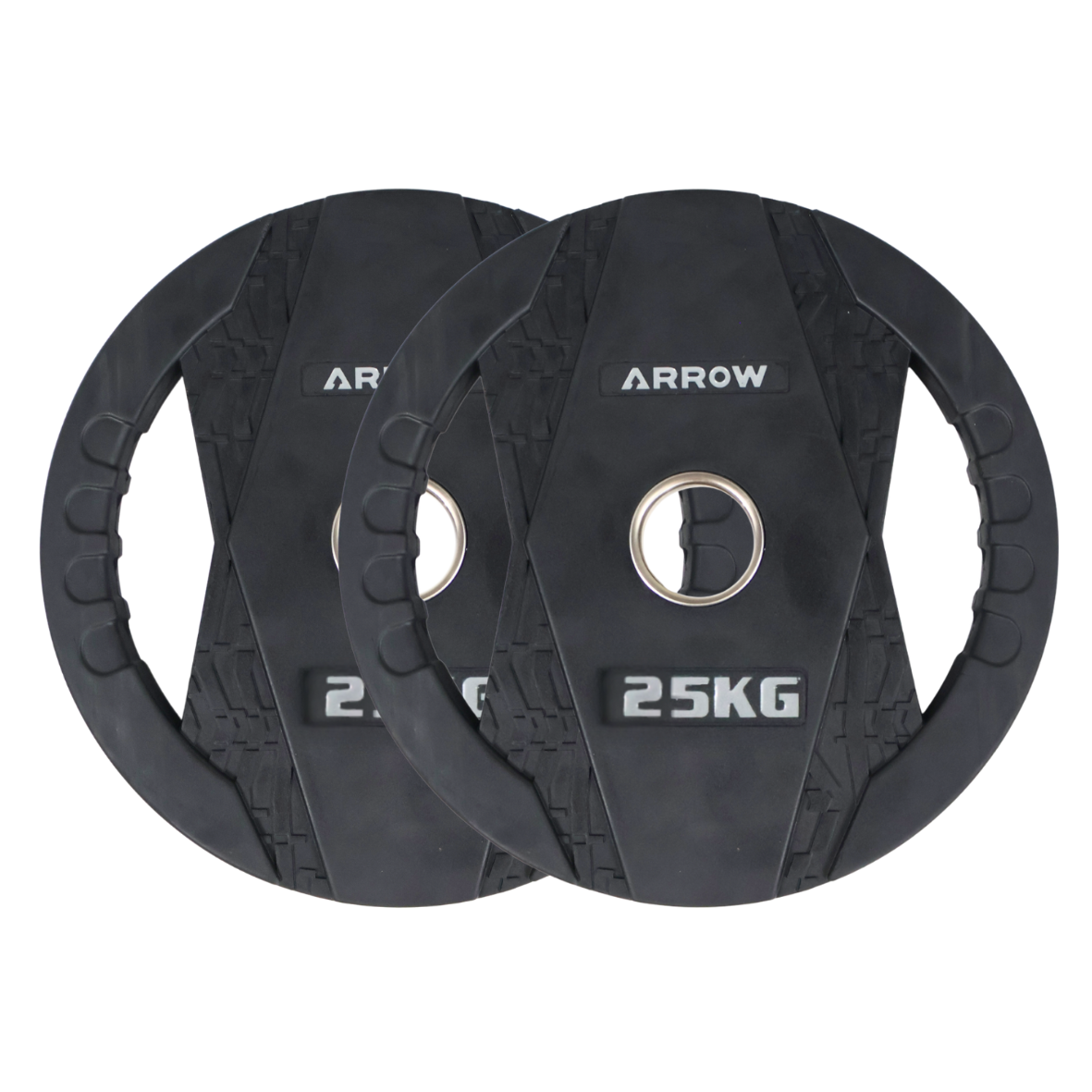 ARROW Olympic Rubber Coated Weight Plate - 25kg Pair