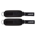 Two black wrist straps with metal rings and 'Arrow' branding on a white background.