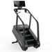 Step machine with digital display on a white background