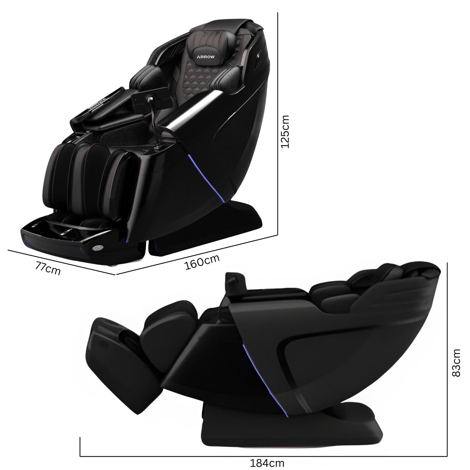 ARROW Signature 3D & 4D Dual Manipulator SL Track Zero Gravity Massage Chair