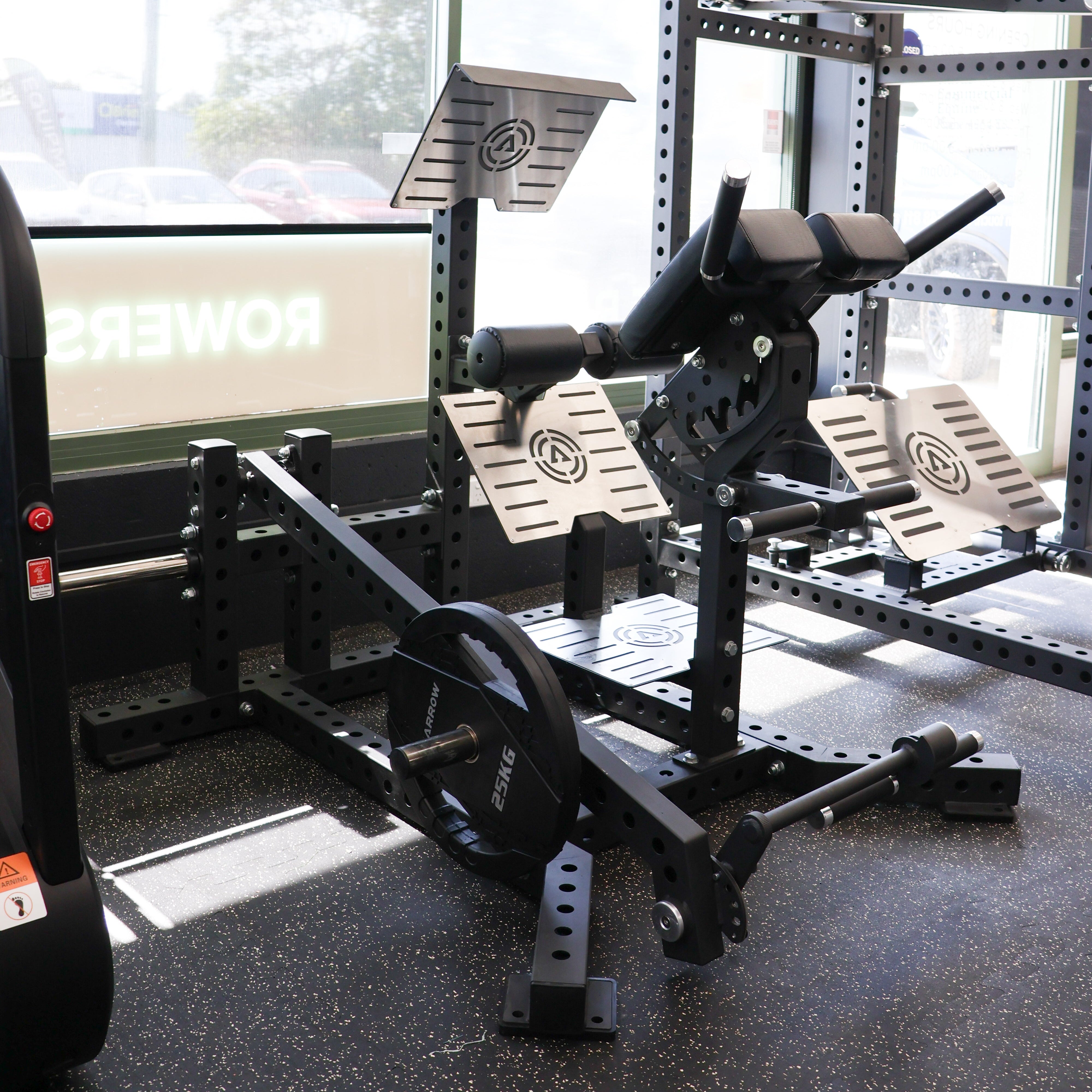 Adjustable Roman chair garage series plate loaded