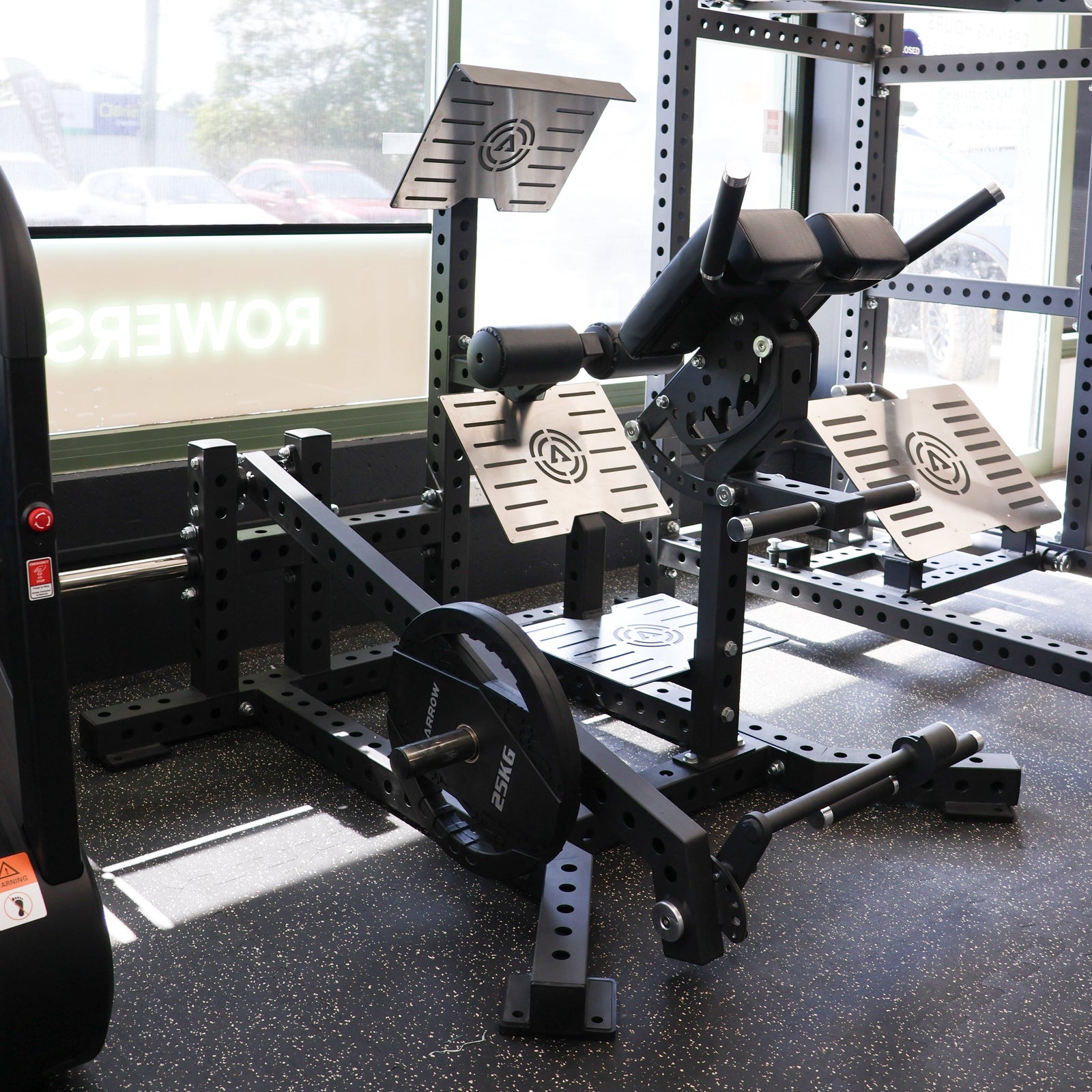 Adjustable Roman chair garage series plate loaded