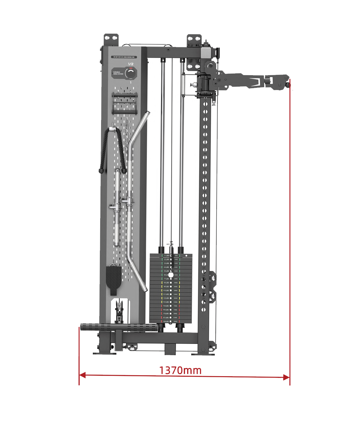 BEAST Pro  Cable Column  supplier dimensions