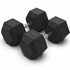 57.5KG Rubber Hex Dumbbell Pair