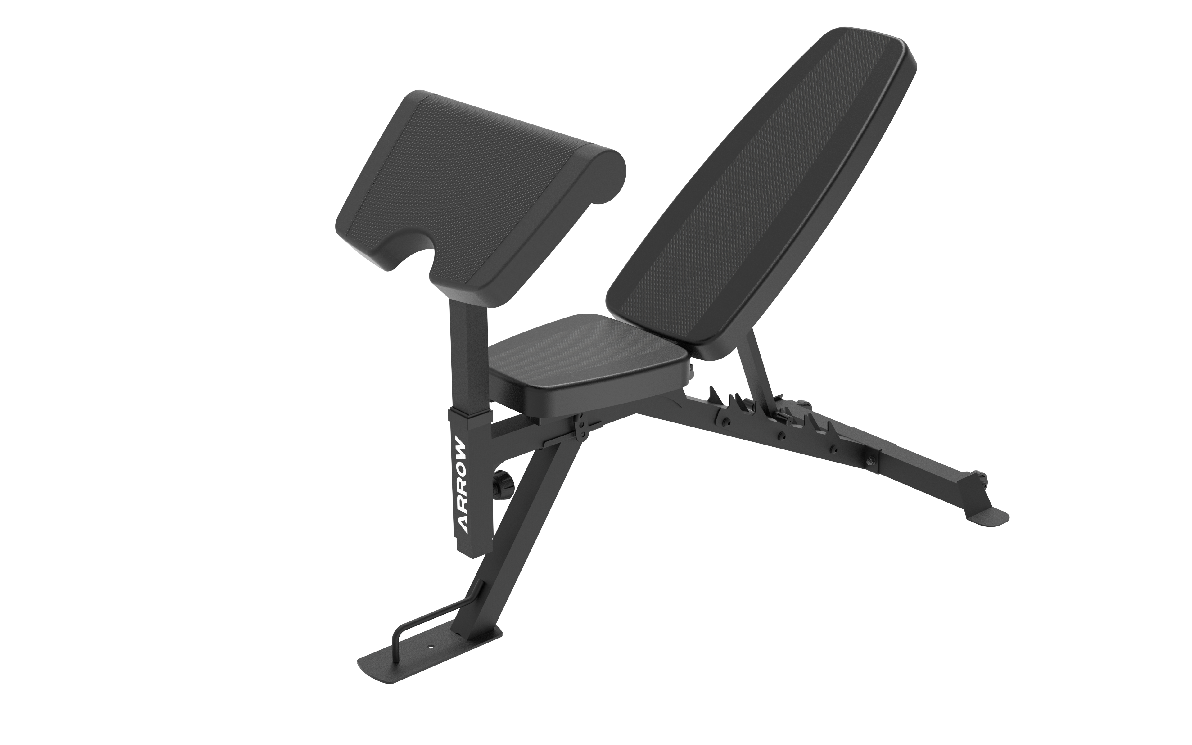 ARROW Beast Pro Compact FID Bench with Preacher & Leg Curl/Extension