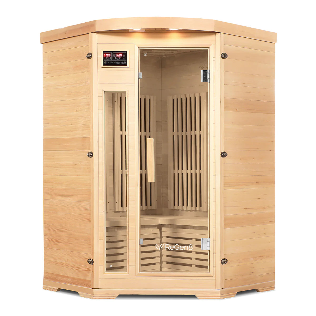 ReGen8 Duo Corner – 2 Person Infrared Sauna