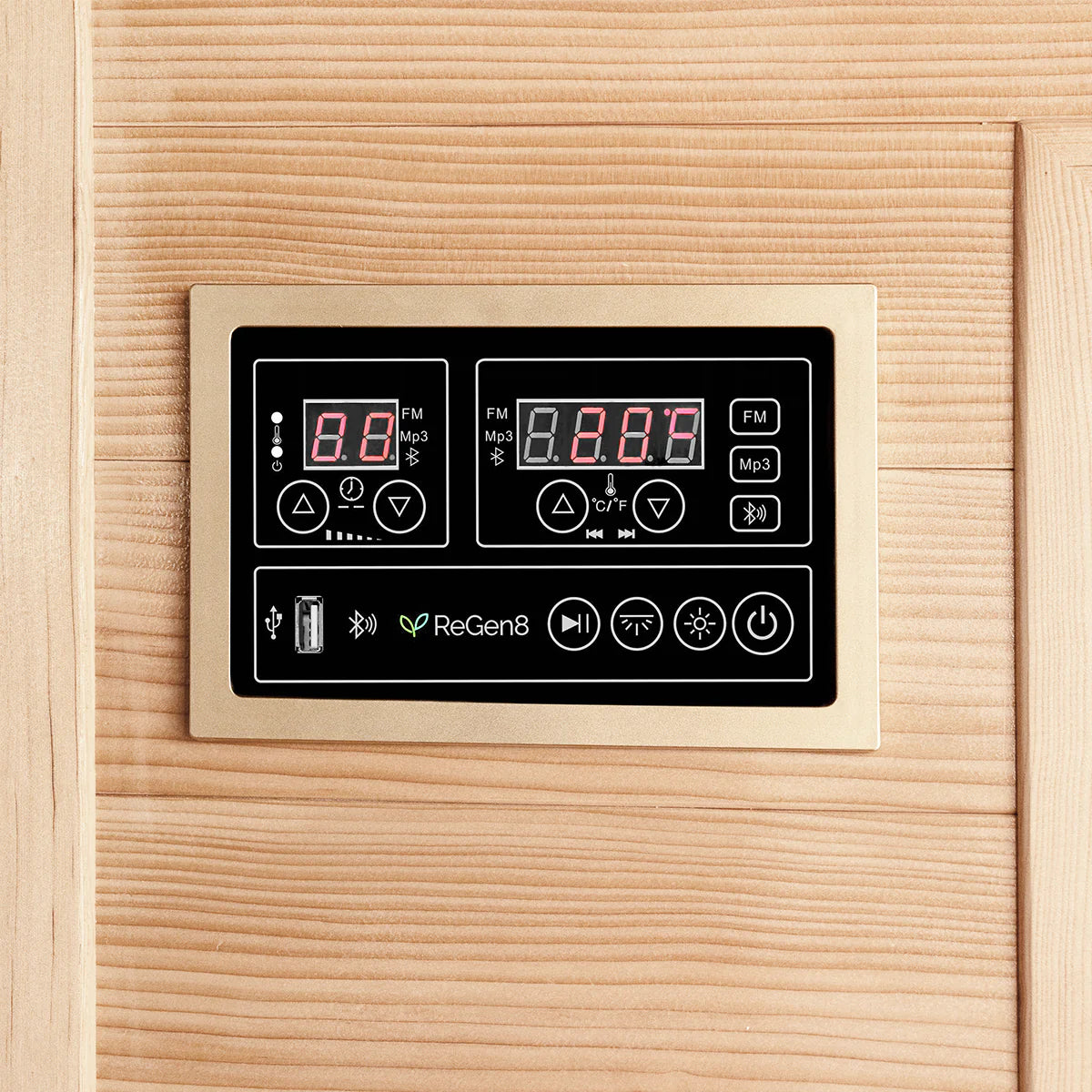 ReGen8 Duo Corner – 2 Person Infrared Sauna