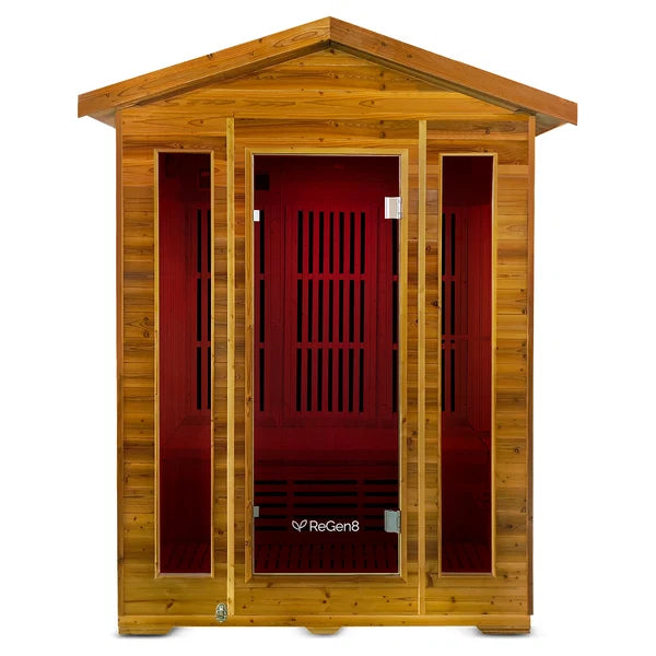 ReGen8 Duo Outdoor – 3 Person Infrared Sauna