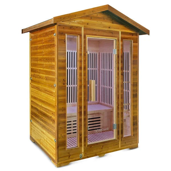 ReGen8 Duo Outdoor – 3 Person Infrared Sauna