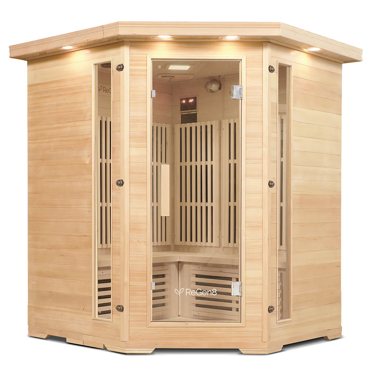 ReGen8 Quadro Corner – 4 Person Infrared Sauna
