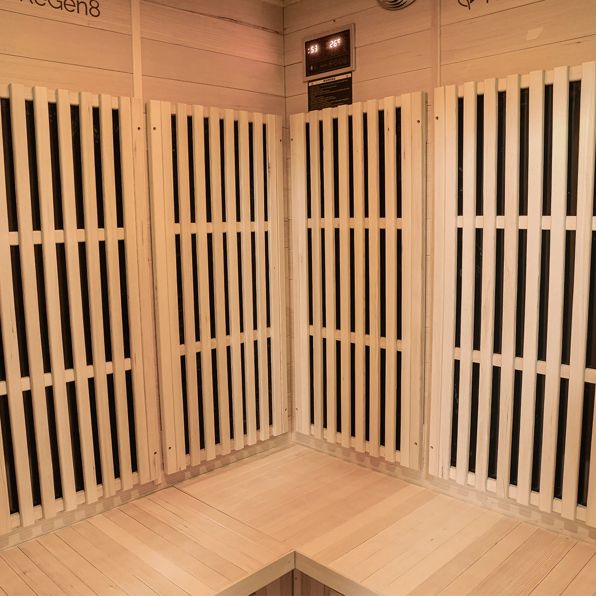 ReGen8 Quadro Corner – 4 Person Infrared Sauna