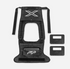 Black tactical vest with straps and PTP branding on a white background