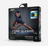 Box of PTP Core Sliders with a person in athletic wear on the packaging.