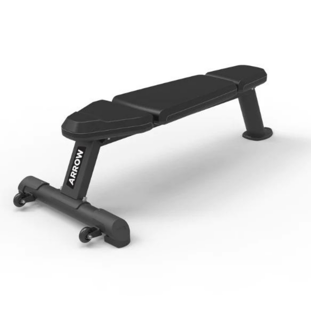 ARROW® Multi Half Rack + 100kg Rubber Coated Weight Plate Package + 6x Floor Tiles + Olympic Barbell + Bench