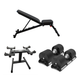 ARROW Adjustable Dumbbell And FID Bench Bundle