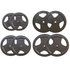 100kg ARROW Hammertone Standard 29mm Weight Plate Package