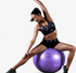 PTP Coreball 55cm W/Pump - Pearl Violet